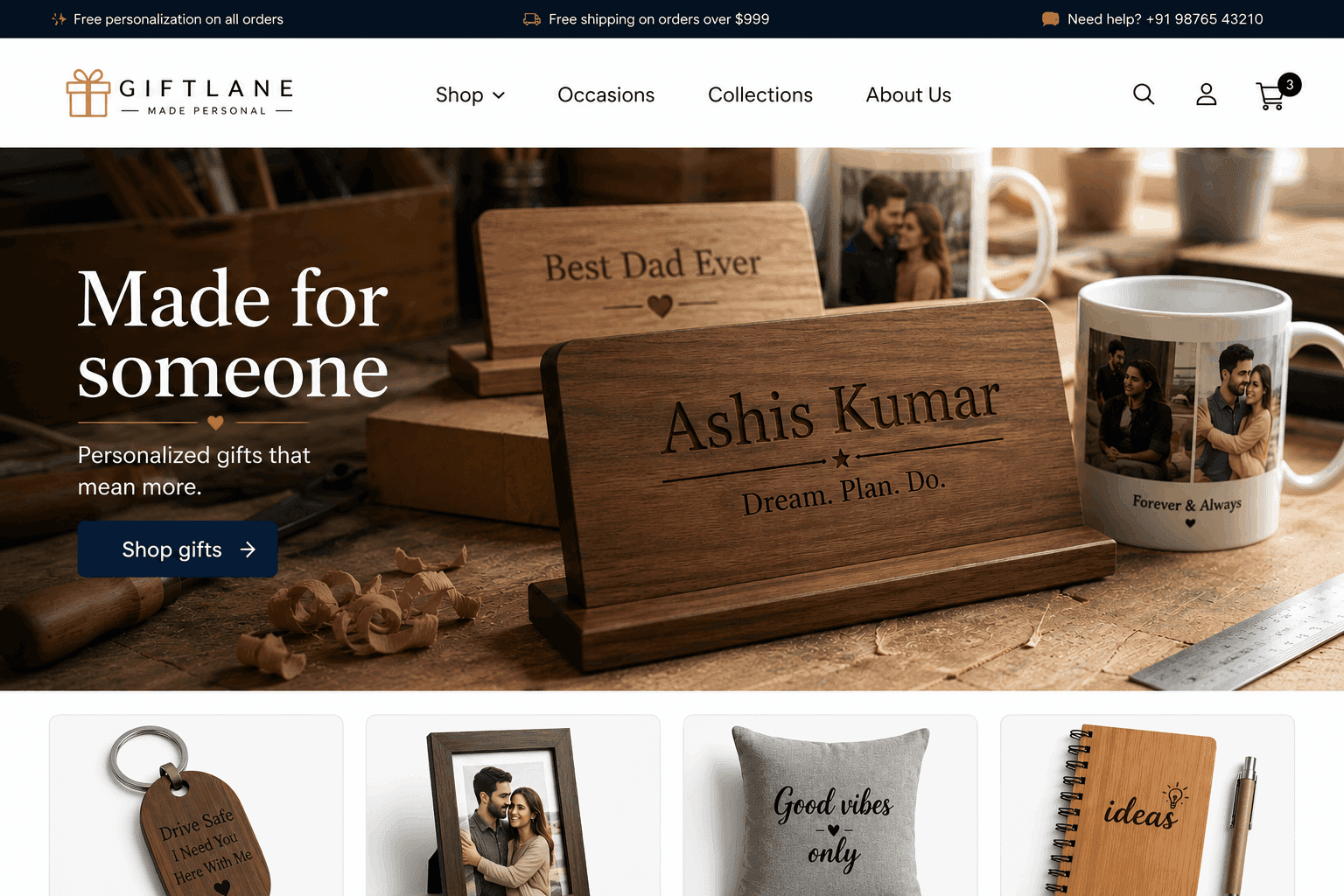 A Ecommerce website built with PixelLayout